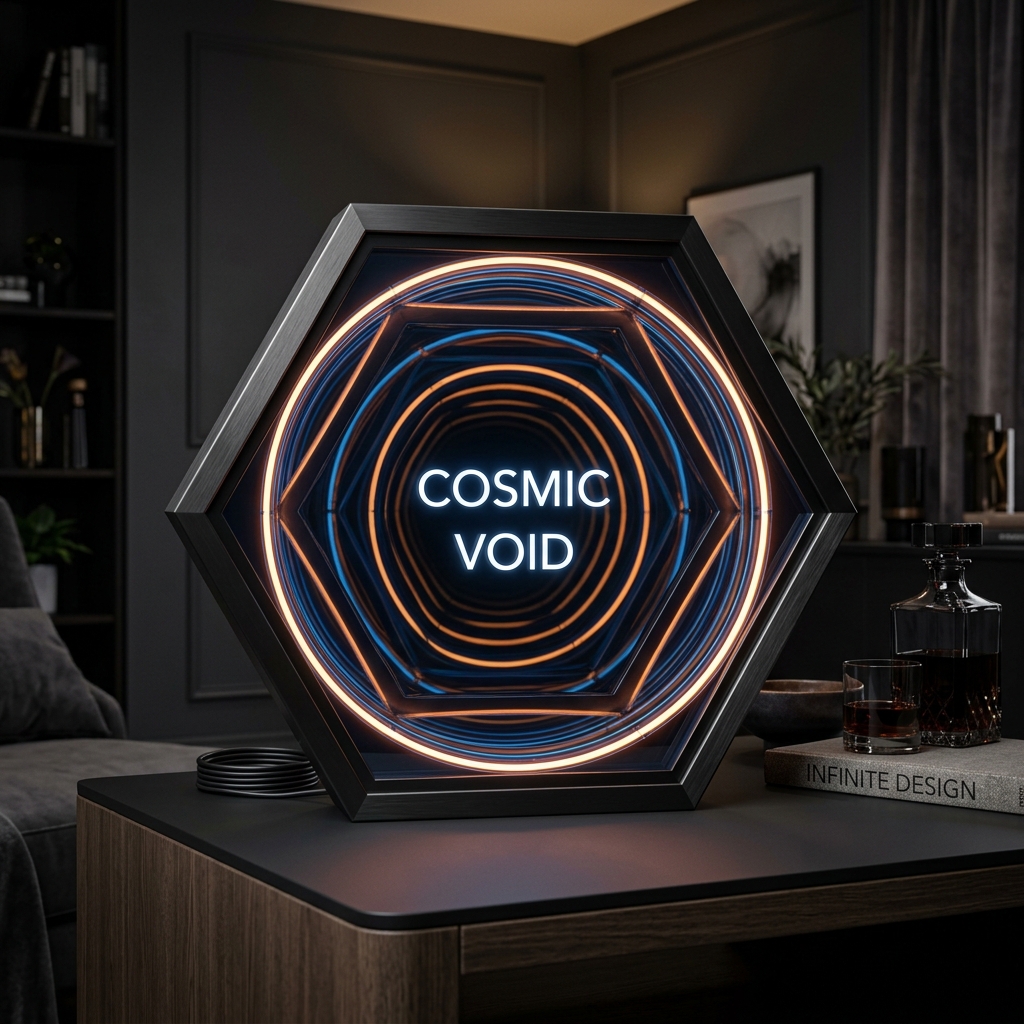 Derinlik Efektli Sonsuzluk Aynası (Infinity LED)